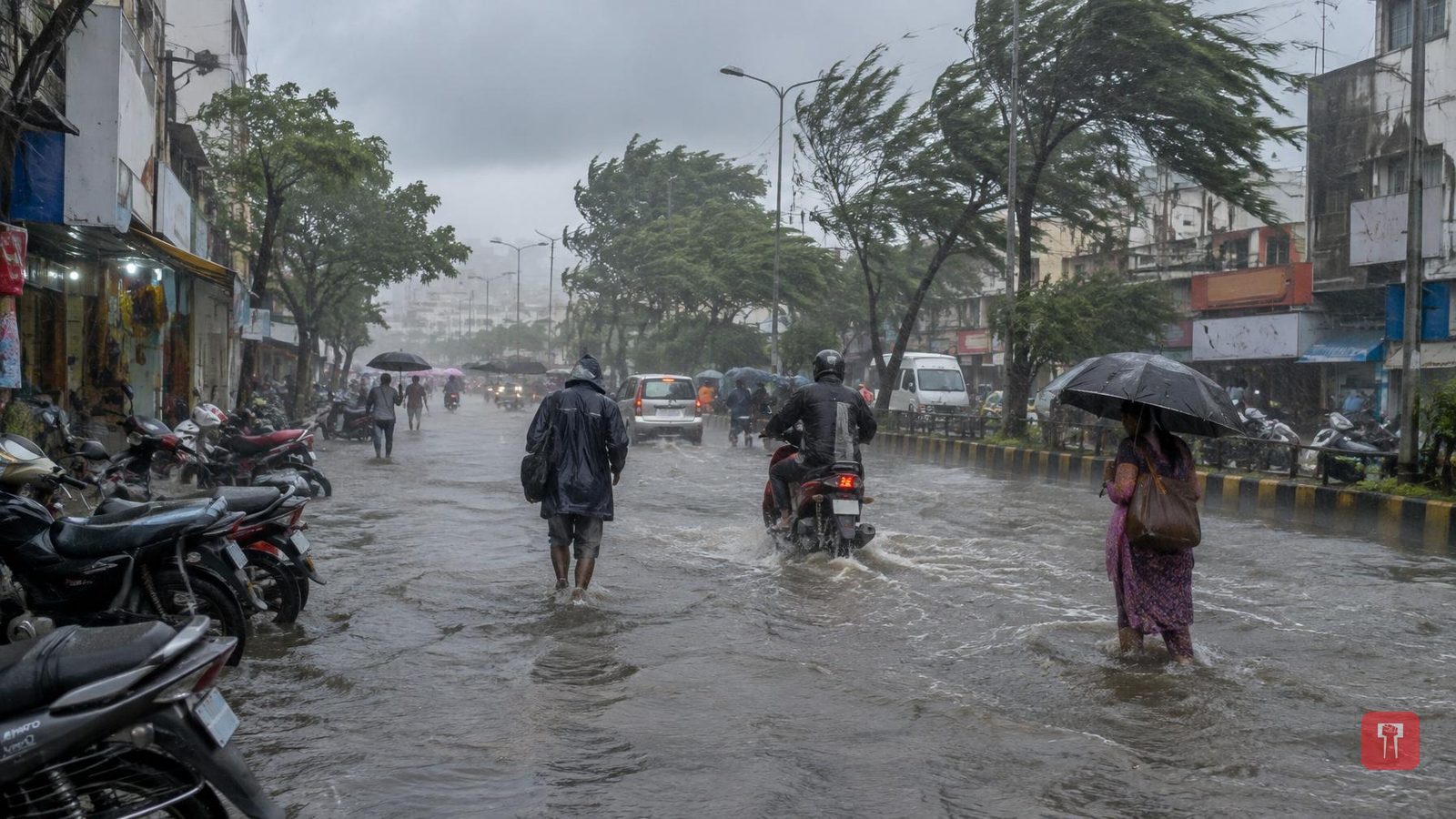 Orange alert in 13 UP districts as heavy rain lashes state, more expected