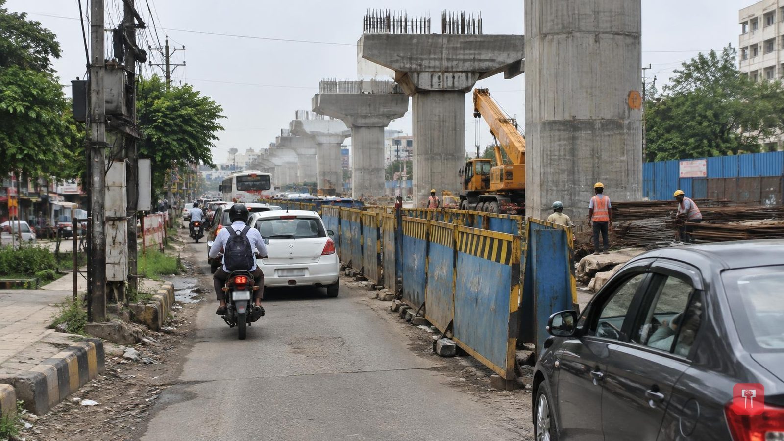 Nagpur: Koradi Naka flyover delay to cause heavy jams near Mahalaxmi temple this Navratri
