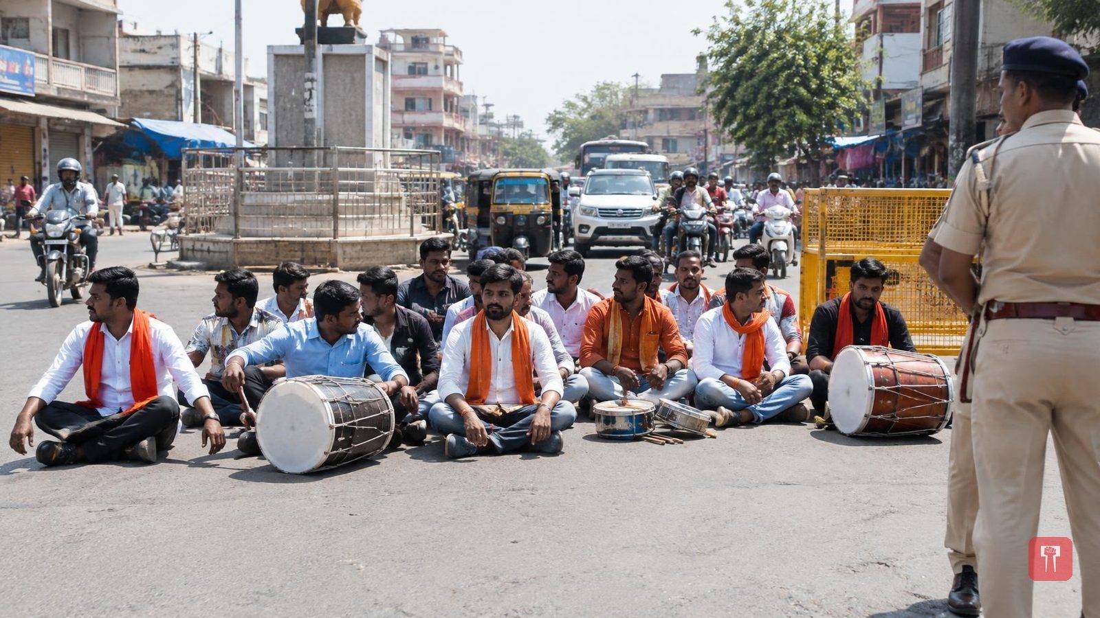 Beed Ganesh mandals threaten to skip immersion over Dolby ban