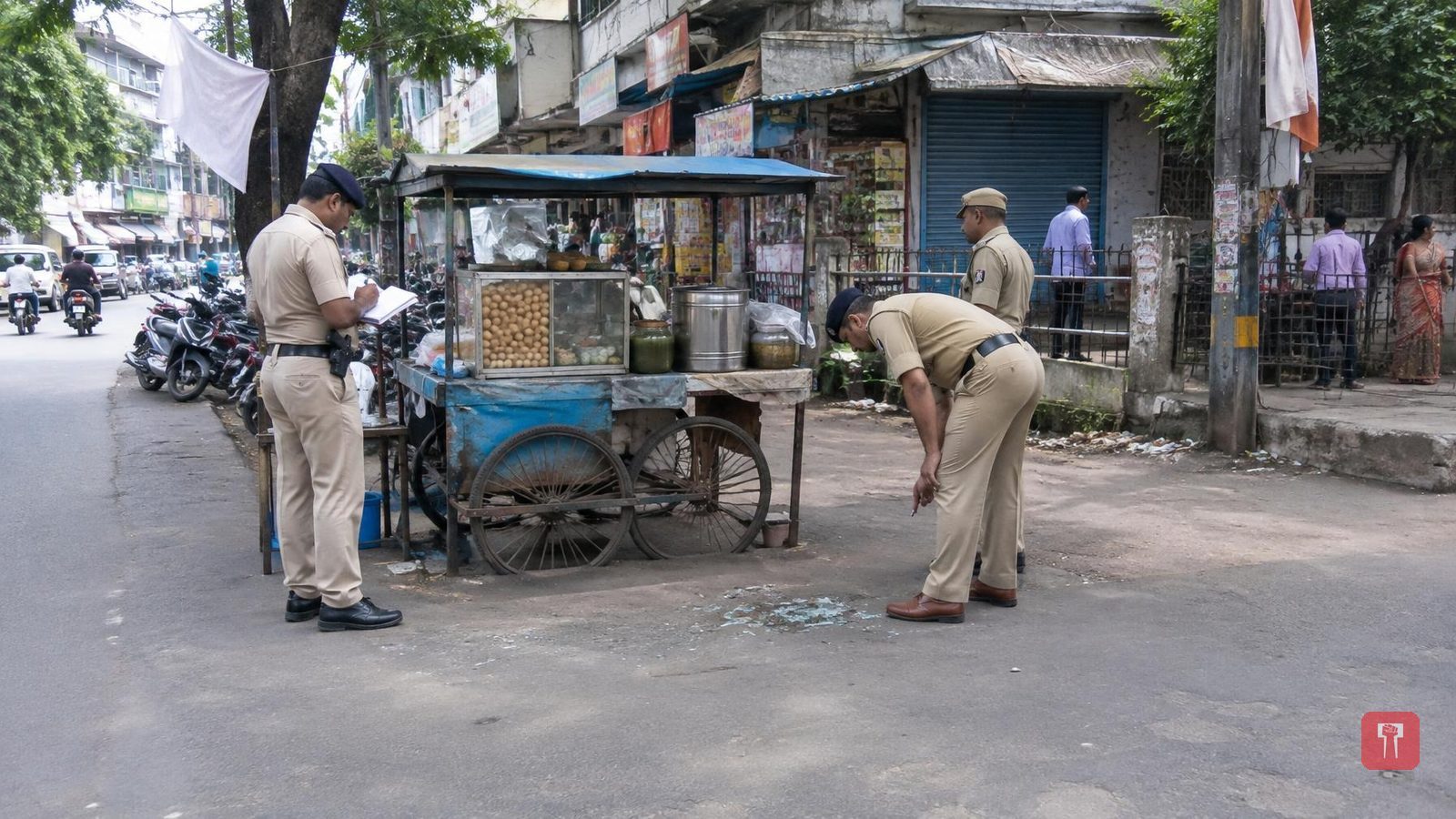 Man attacks panipuri vendor with broken bottle over drinking money in Nagpur