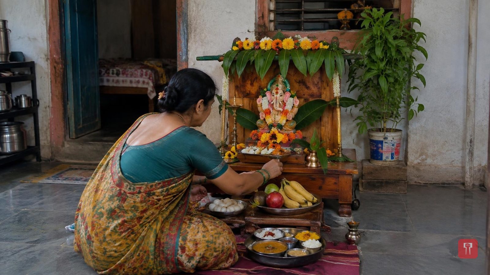 Agri community marks its own Ganpati on Sakharchauth in Bhadrapada