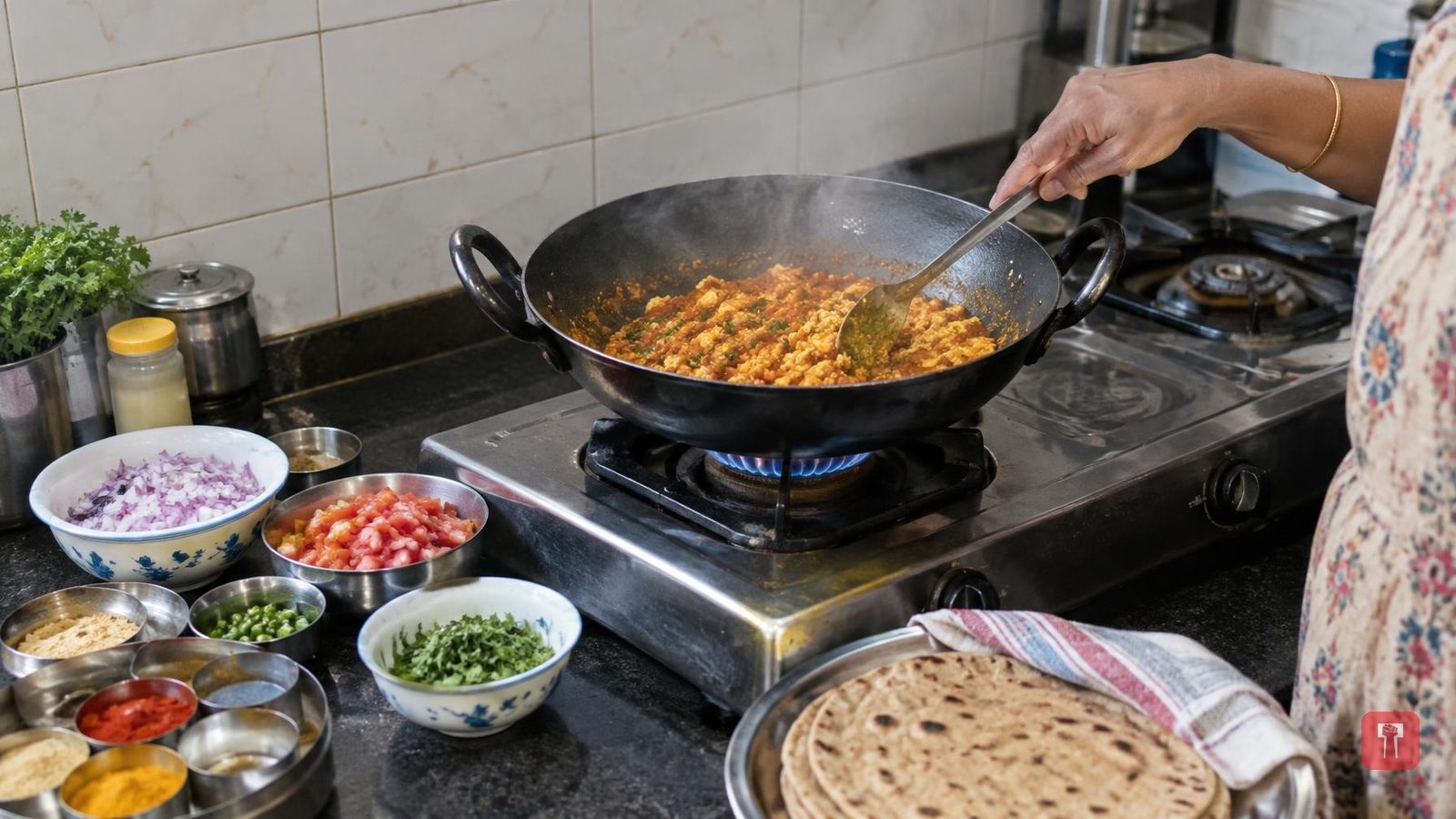 Quick and tasty Amritsari paneer bhurji, perfect for lunch