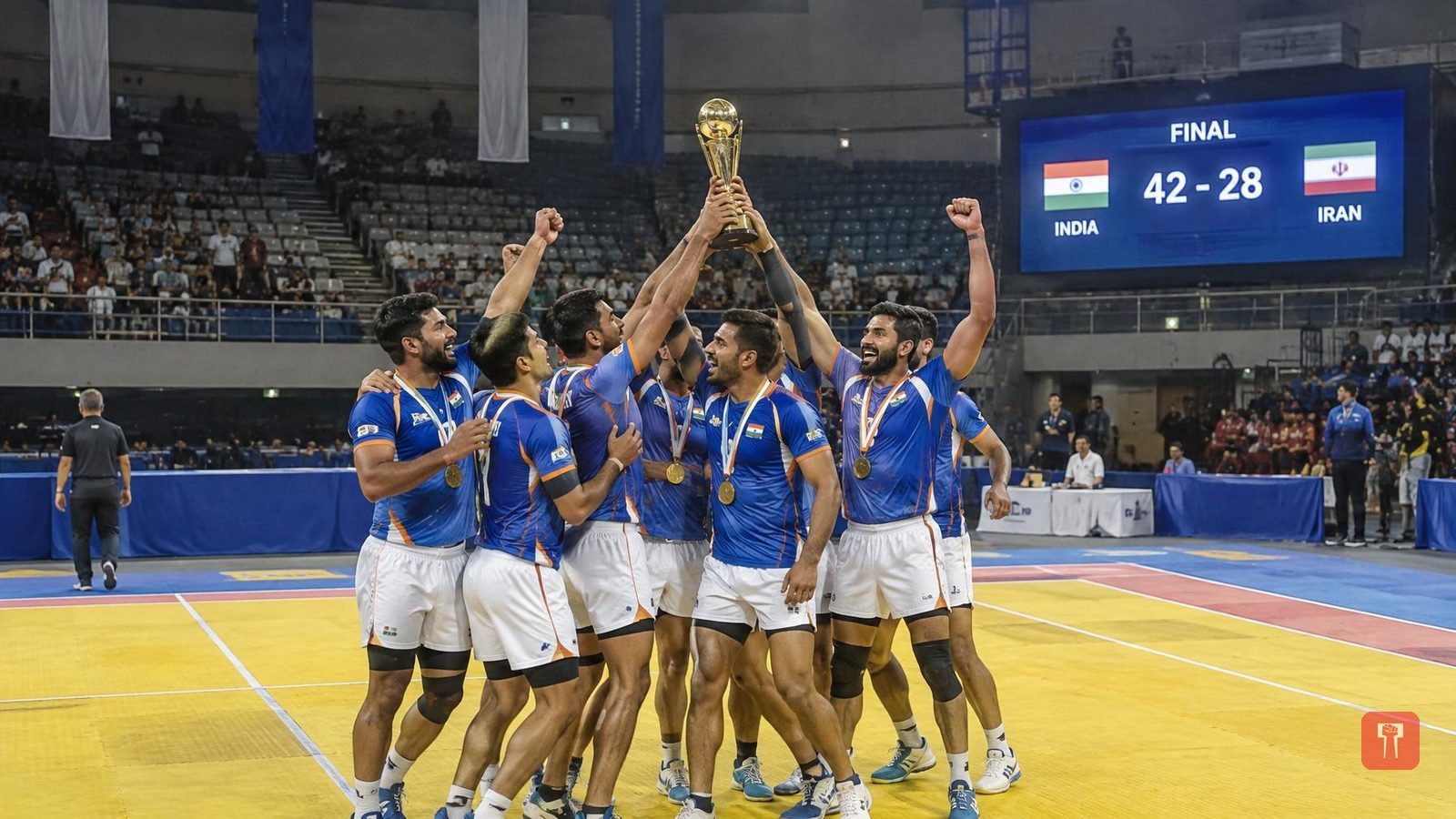 India beats Iran 40-34 to win kabaddi gold at Asian Games