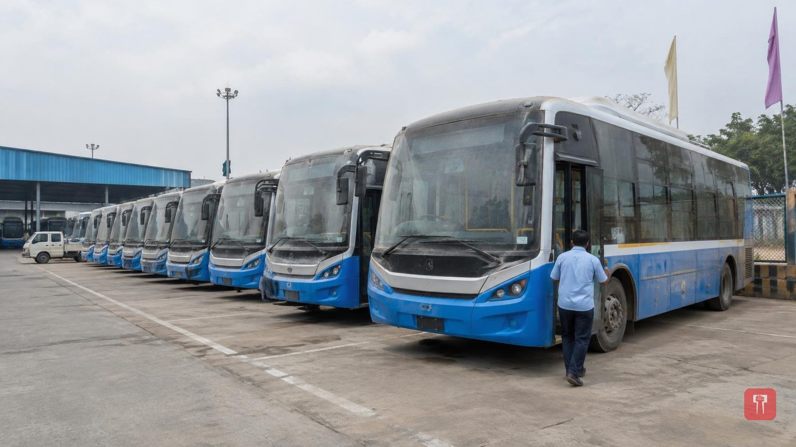 Chhatrapati Sambhajinagar: 34 AC buses idle at depot awaiting minister's launch