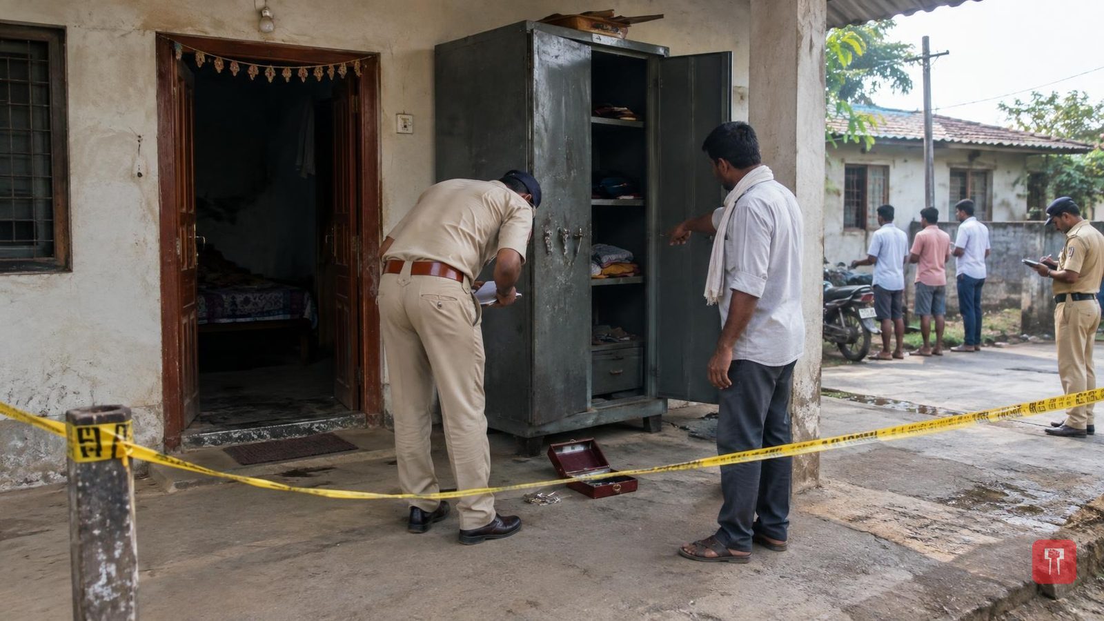 Thieves break locker, steal 20 grams of gold from empty house in Rajura