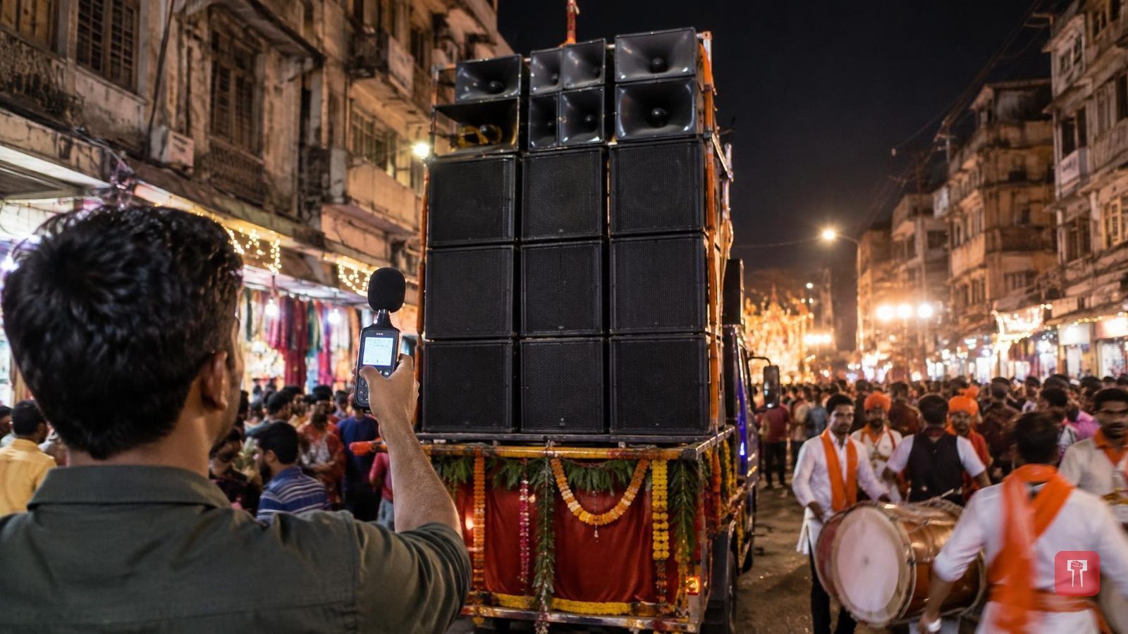 जनजागृती के बावजूद पुणे में विसर्जन जुलूस के दौरान डीजे का शोर पिछले साल से 12 डेसिबल बढ़ा