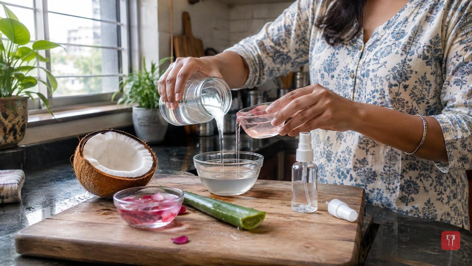 रूखी त्वचा के लिए नारियल पानी से घर पर बनाएं फेस मिस्ट