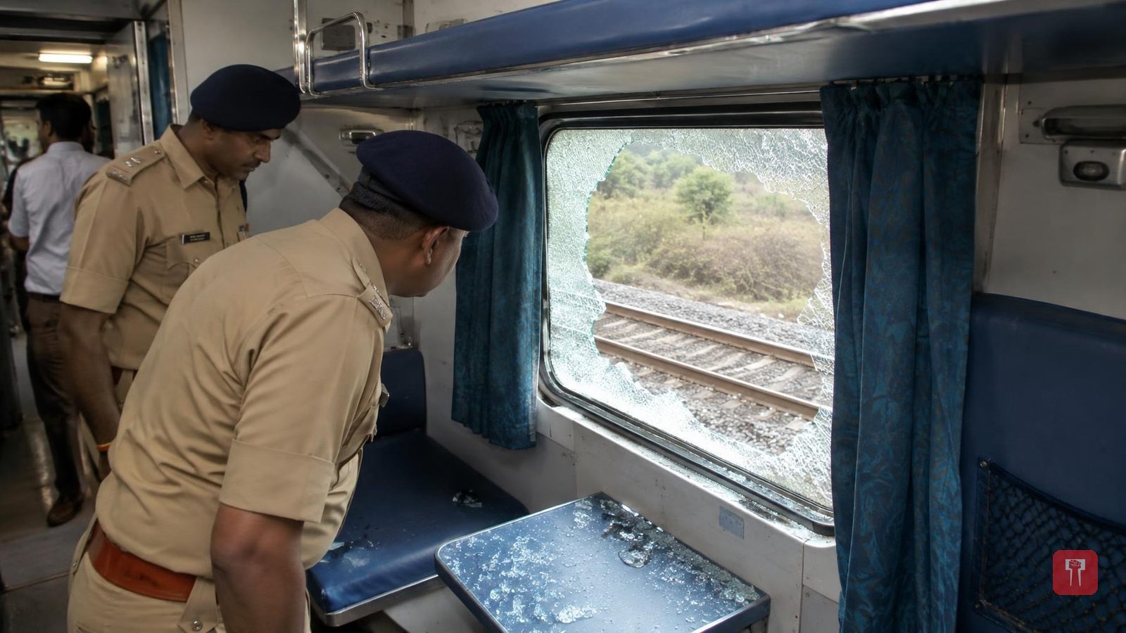 Stone thrown at Nagpur-Mumbai Duronto Express hits passenger, breaks window, video viral