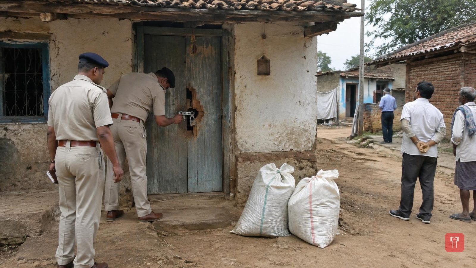Rice stolen from locked house in Sindewahi, two held