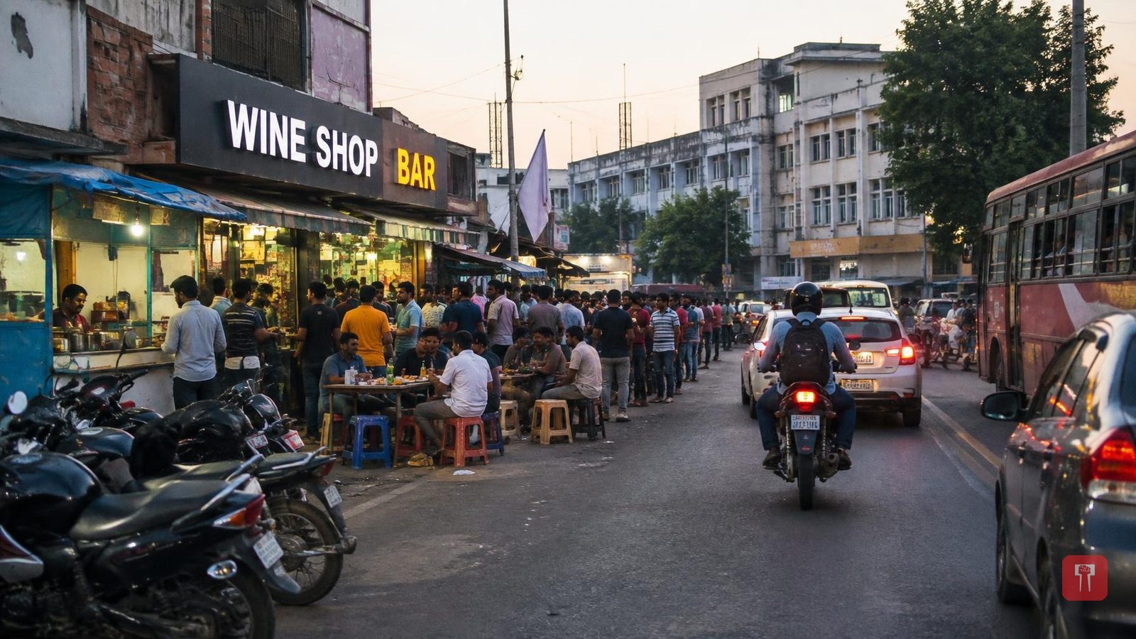 Chandrapur: Bengali Camp Chowk road shrinks daily to encroachment, administration silent
