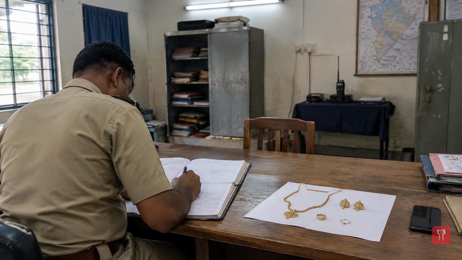 राजुरा घरफोडी प्रकरणी अल्पवयीन मुलगा ताब्यात, एक लाखाचे दागिने जप्त