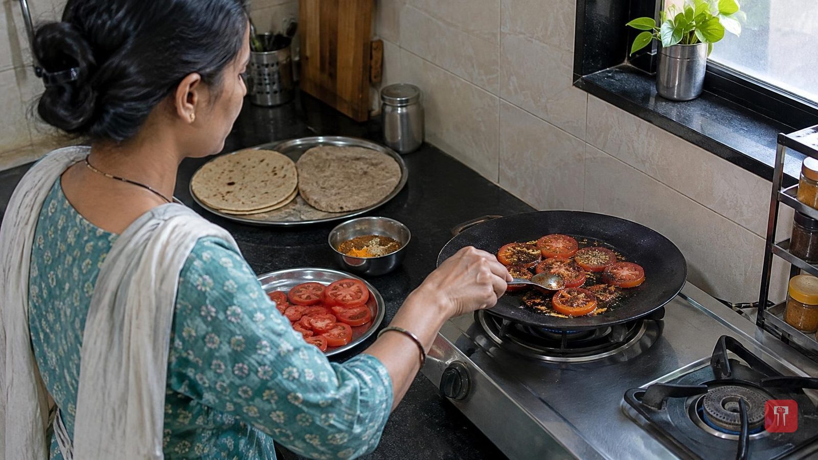 सिर्फ 10 मिनट में बनाएं चटपटा टोमॅटो फ्राय, रोटी-भाकरी के साथ लगेगा टेस्टी
