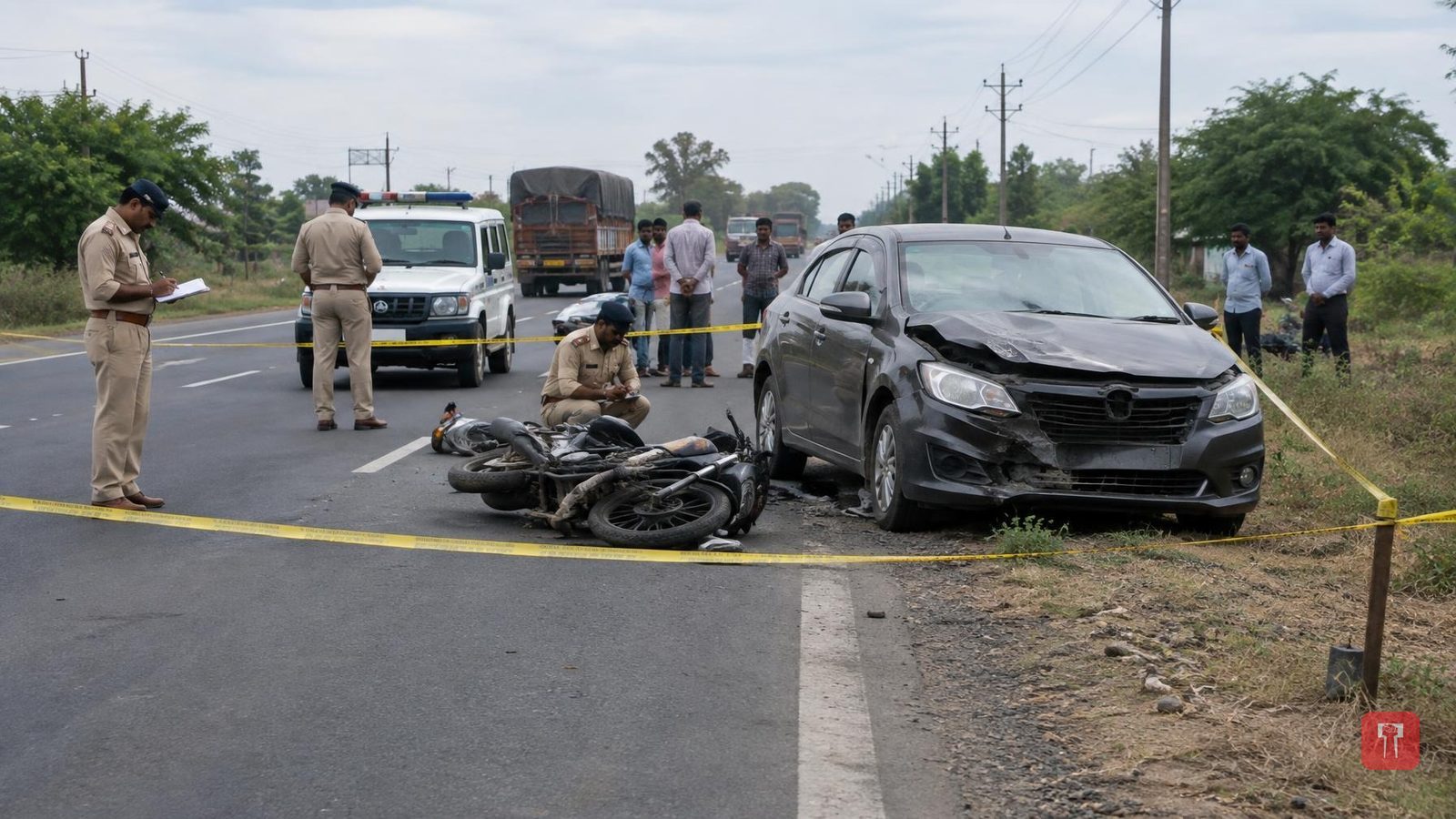 Jalgaon: Bench dispute ends in fatal car ramming, father dead, son critical