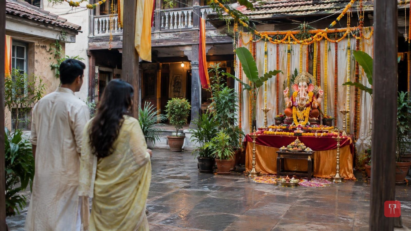 Abhijeet Sawant shares old video of Ganesh festival at childhood home with wife Shilpa