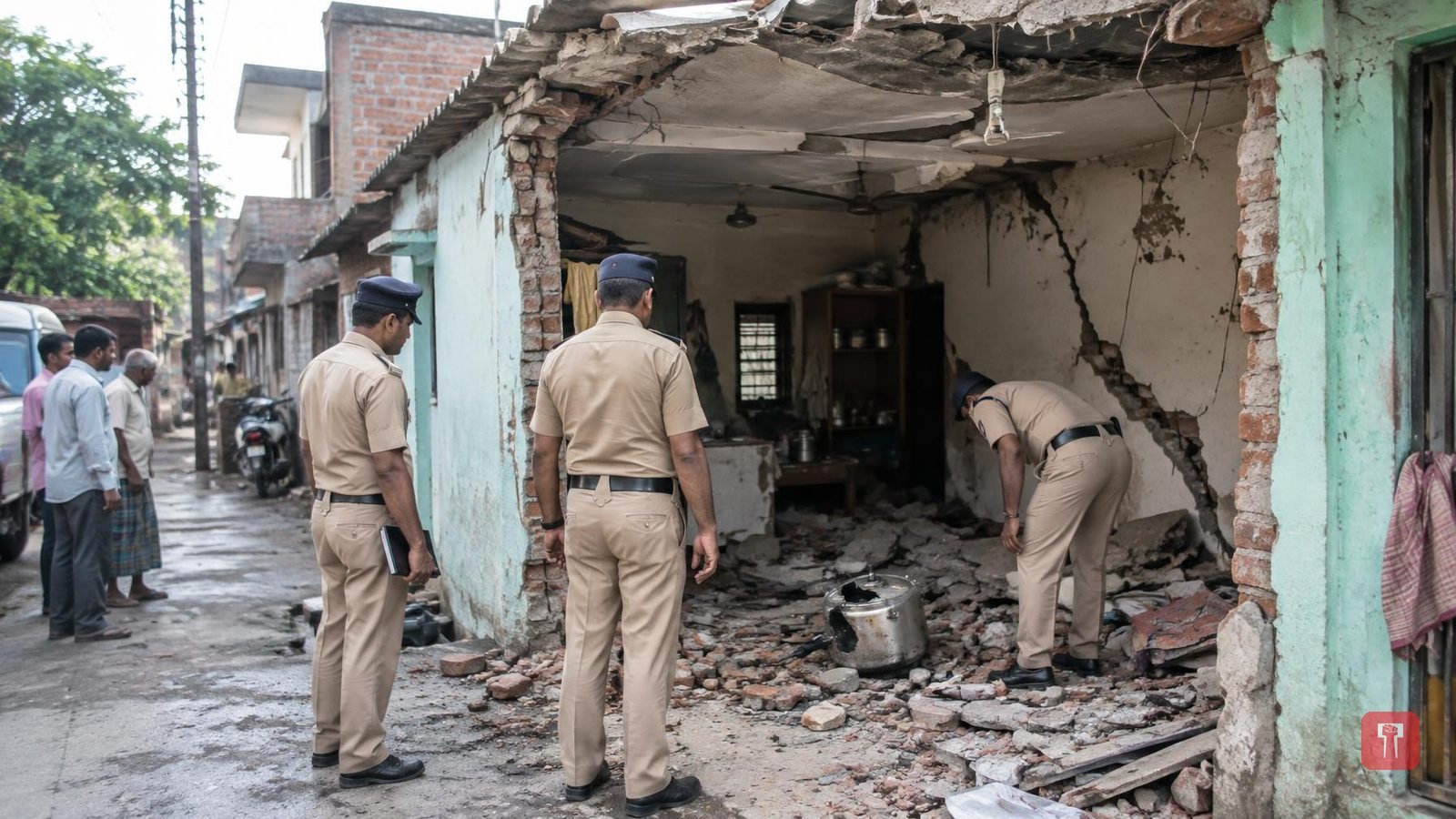 नागपुरात कुकरच्या स्फोटाने घराची छत कोसळली, पानीपुरीवाला गंभीर जखमी