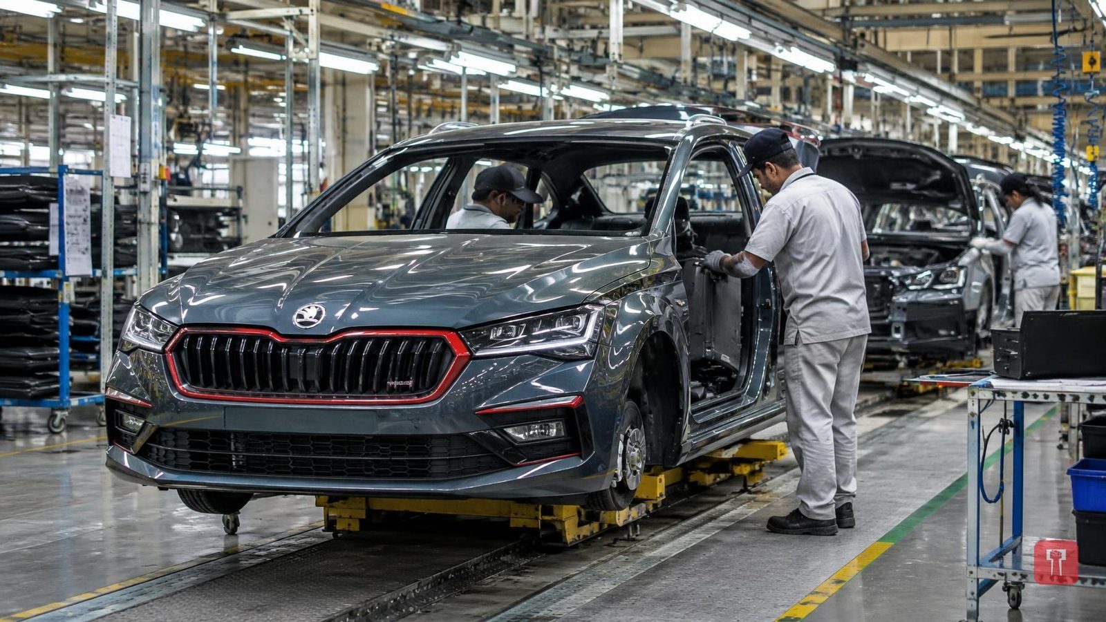 Skoda starts production of updated Slavia sedan ahead of festive launch