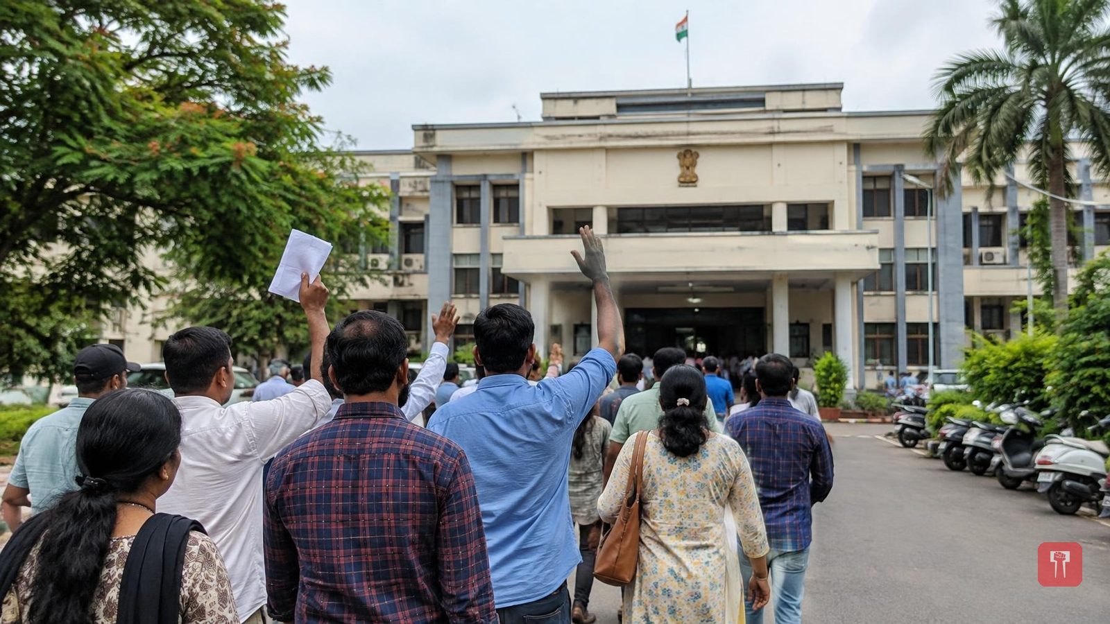 Raigad Congress marches to Alibag collector's office over alleged voter list deletions under SIR