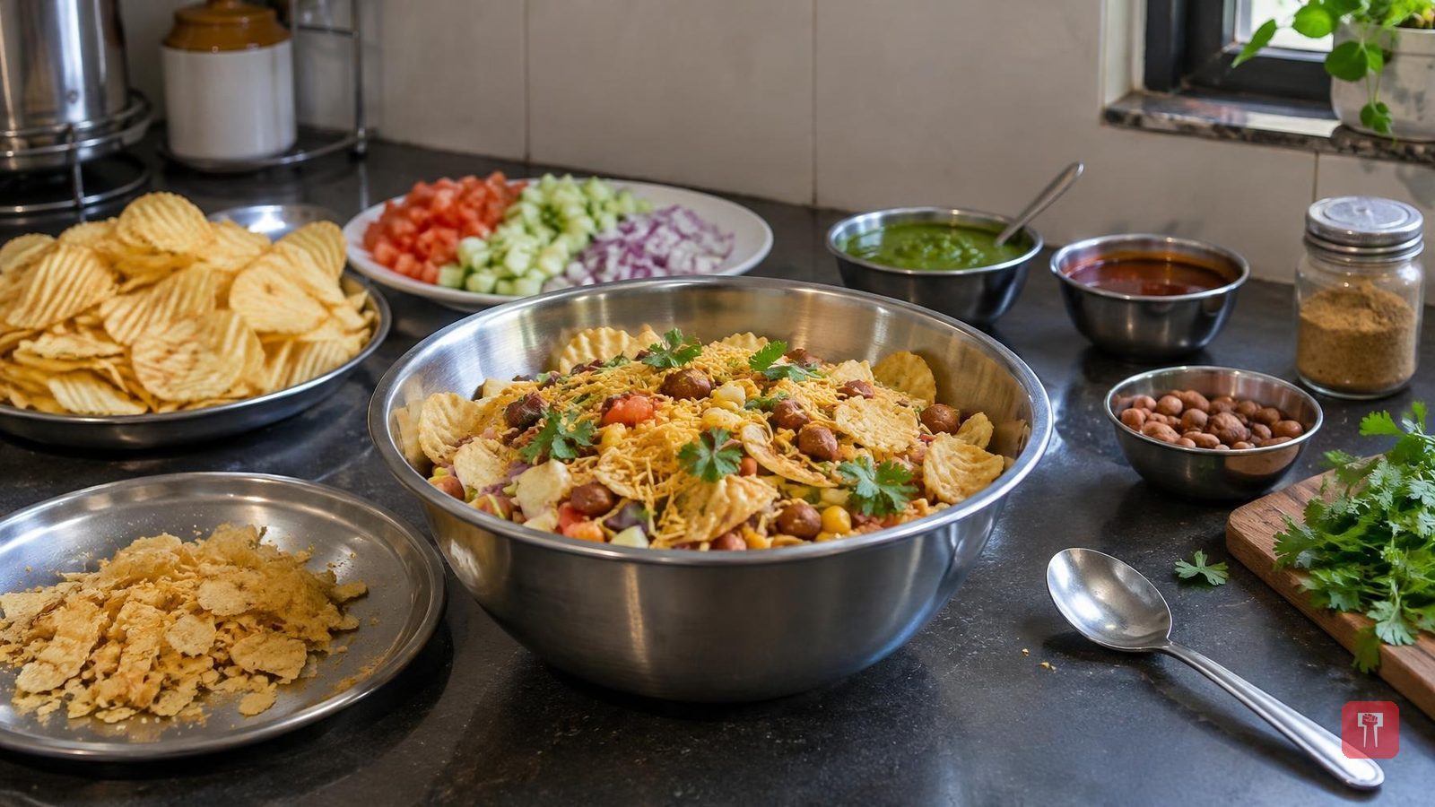 Tired of daily salads? Try a crunchy potato chips salad