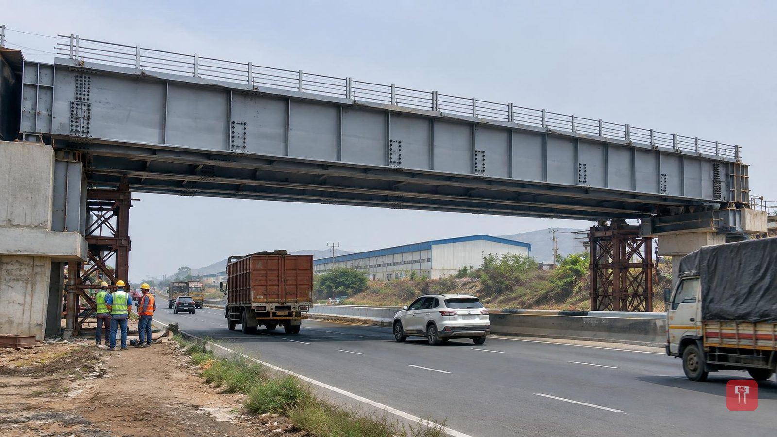Maharashtra's first steel bridge for bullet train erected at Bhiwandi