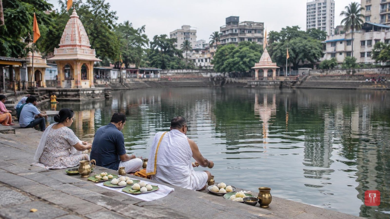 Pitru Paksha runs September 26 to October 10, with tarpan arrangements at Banganga and other sites