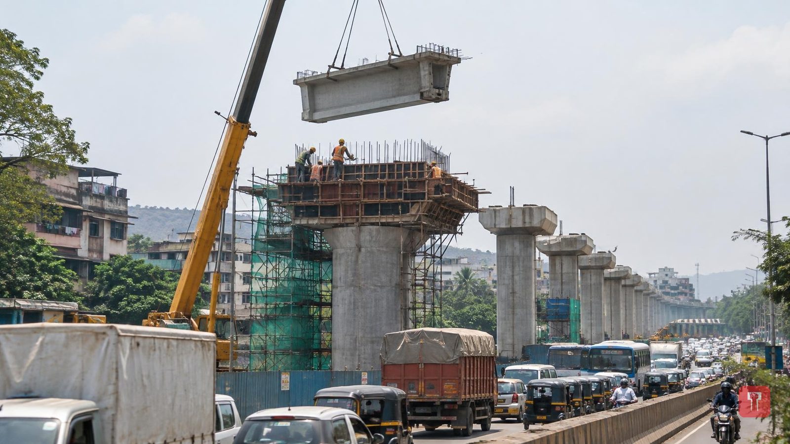 Kalyan-Taloja Metro 12 is 53.87% complete, MMRDA targets opening by May 2028