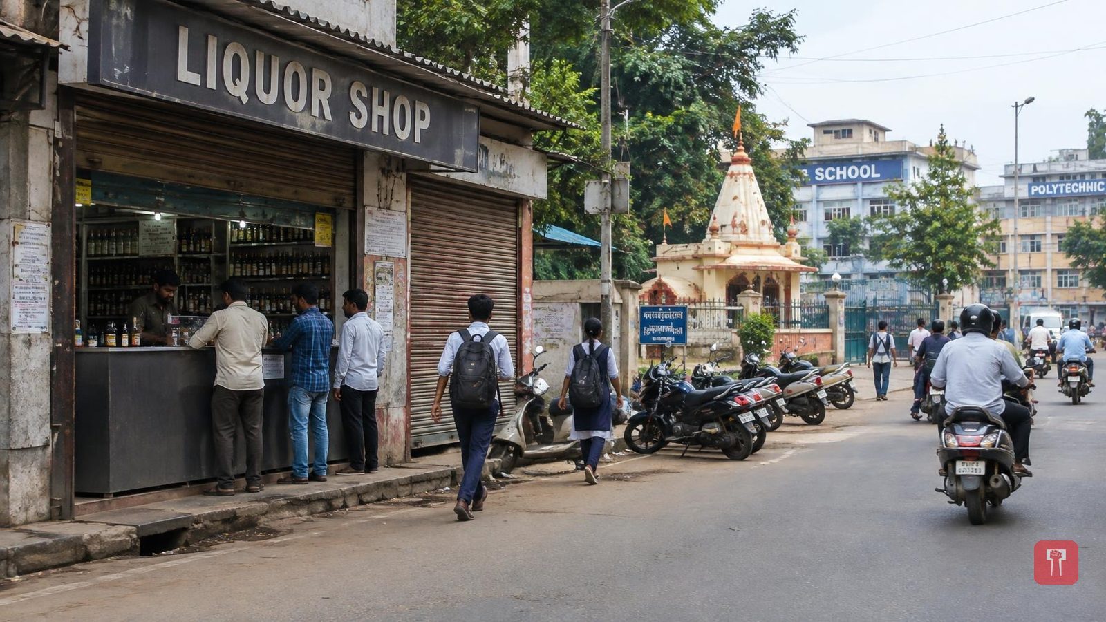 Yuva Sena seeks probe into liquor shops near Shree Talkies in Chandrapur