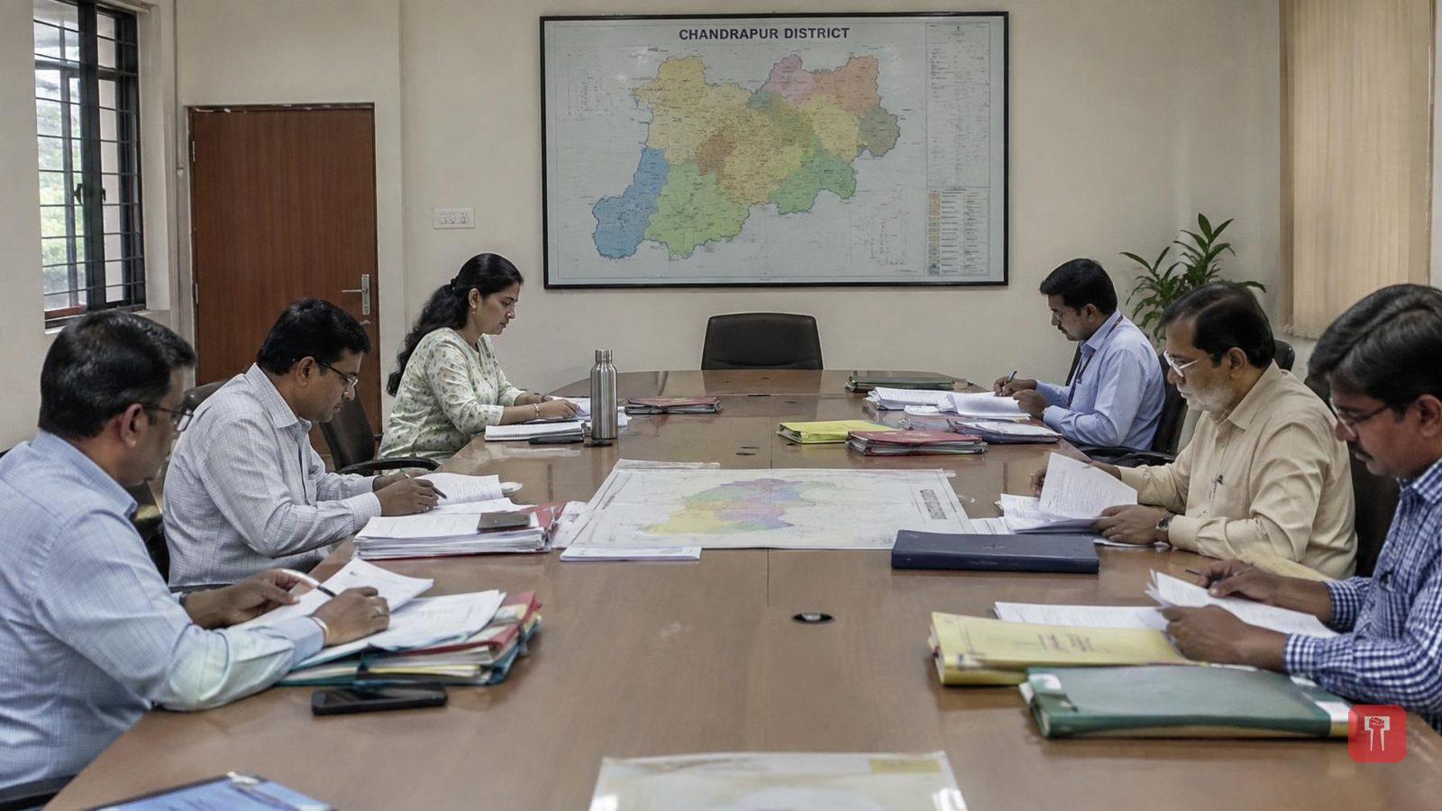 Drought declared in 12 of Chandrapur's 15 talukas; Collector Vasumana Pant reviews relief measures