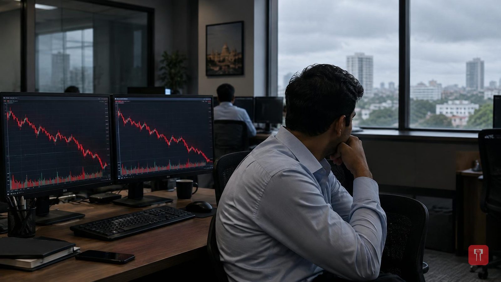 Sensex and Nifty fall over 0.8% on Tuesday, markets lose Rs 14 lakh crore in four days