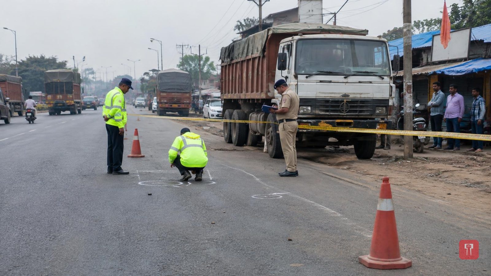 Engineering student killed, another injured as truck hits e-scooter on Godhani Road in Nagpur