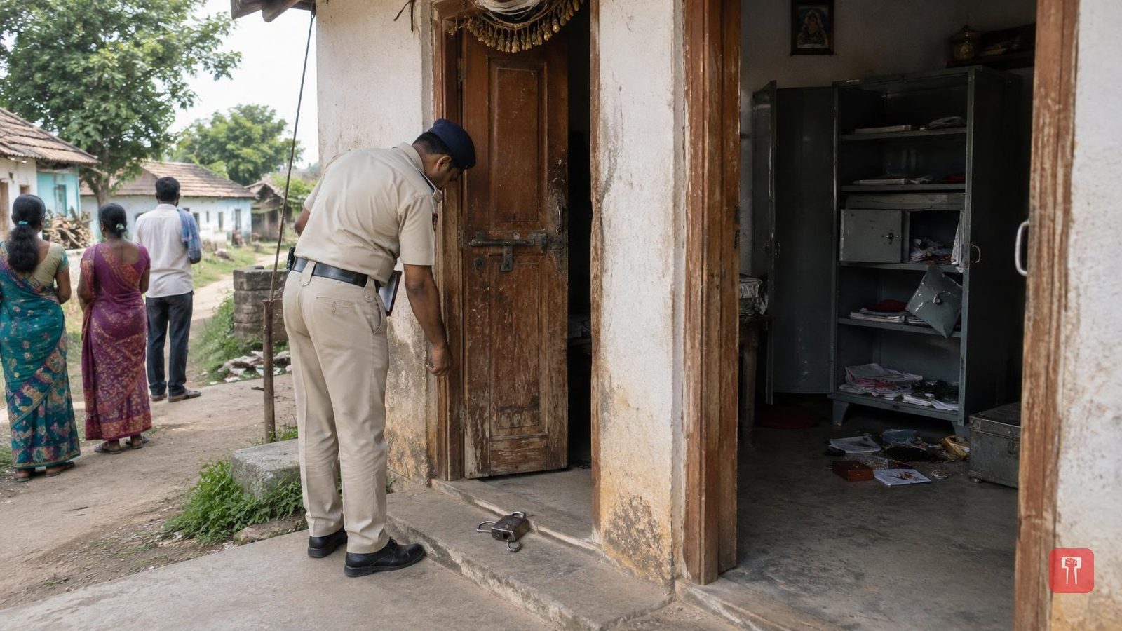 Theft at locked house in Chandrapur's Rui village: cash, jewellery worth Rs 1.35 lakh stolen