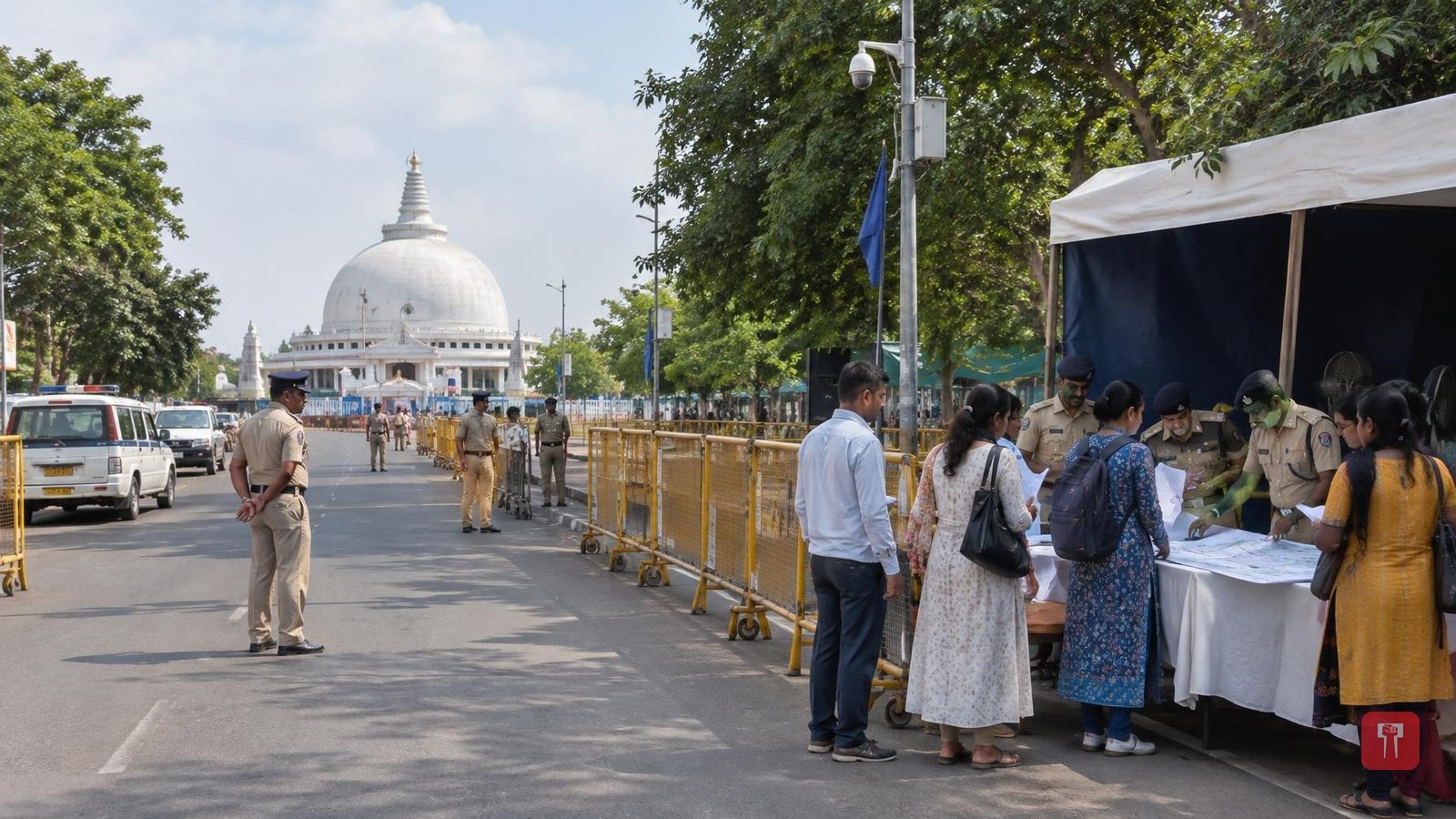 धम्मचक्र प्रवर्तन दिन और नवरात्रि के लिए नागपुर पुलिस की बड़ी सुरक्षा तैयारी