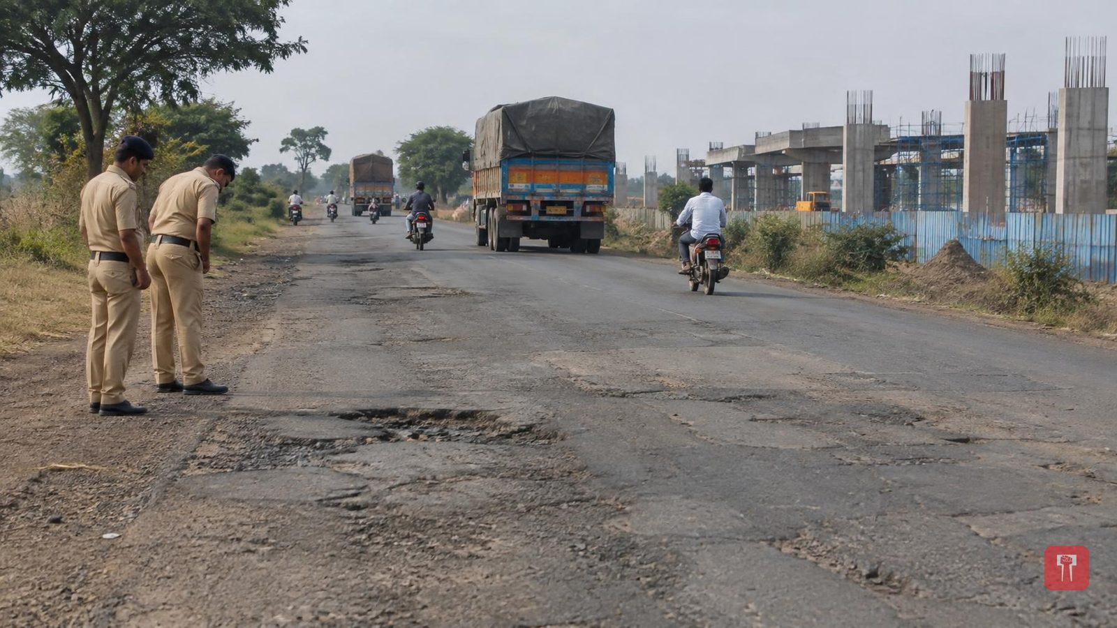 रस्त्यातील त्रुटींमुळे ७ जणांचा मृत्यू: नागपूर ग्रामीण पोलिसांनी इंजिनीअर आणि ठेकेदारांना आरोपी केले