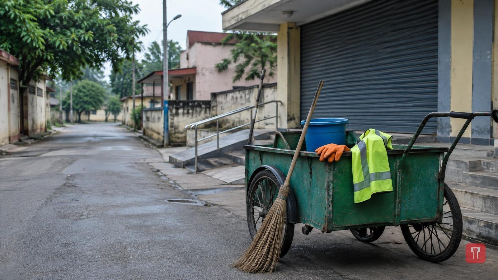 Korpana Nagar Panchayat sanitation workers stop work over pay, PF and safety gear