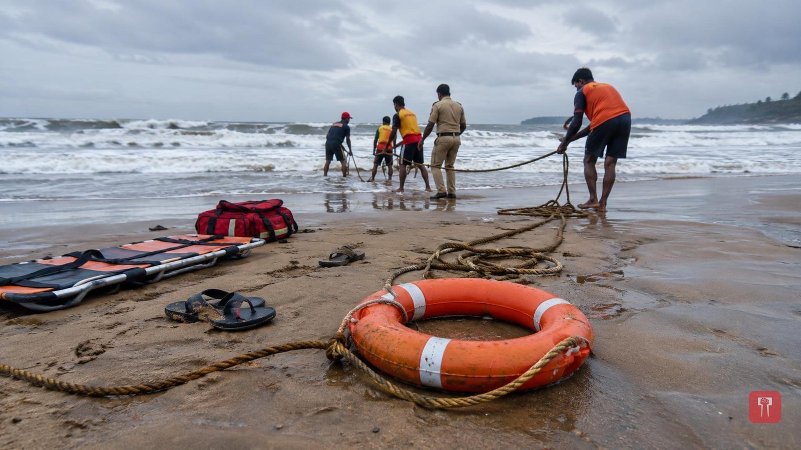 Eight tourists from Alandi drown at Diveagar beach in Raigad