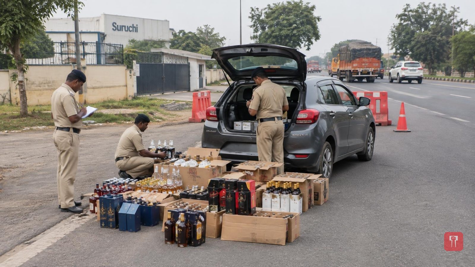 Pardi police seize liquor meant for dry day on Gandhi Jayanti, Rs 7.55 lakh worth of goods recovered