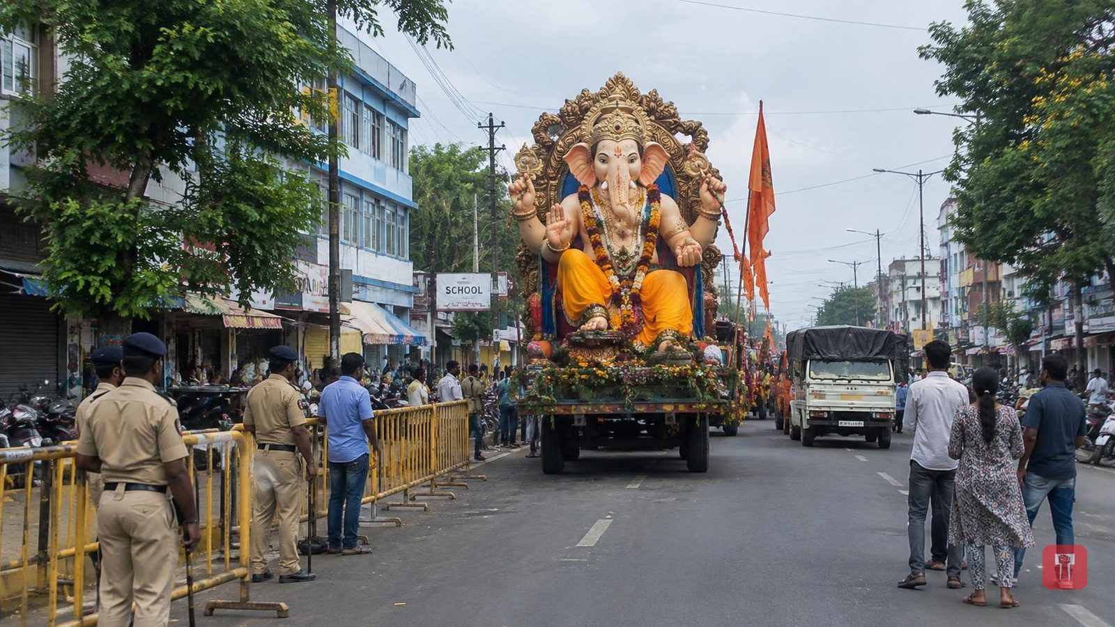 जटपुरा युवक मंडळाच्या पदाधिकाऱ्यांवरील गुन्हे खोटे, रद्द करा; 'चंद्रपूरचा राजा' मंडळाची मागणी