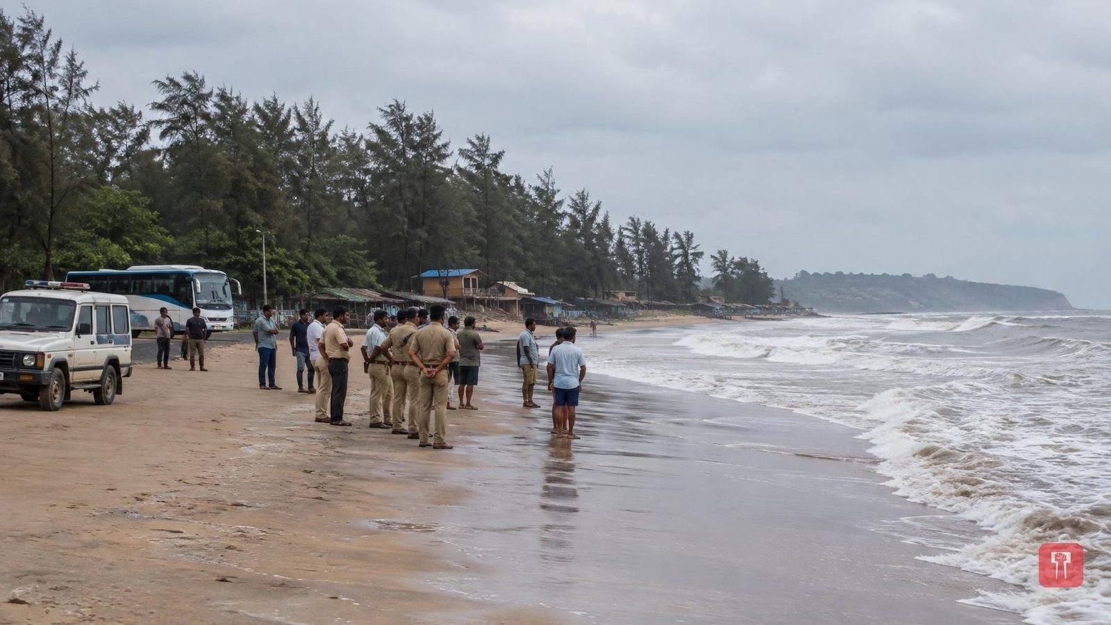 Eight students of Alandi academy drown at Diveagar beach in Raigad during school trip