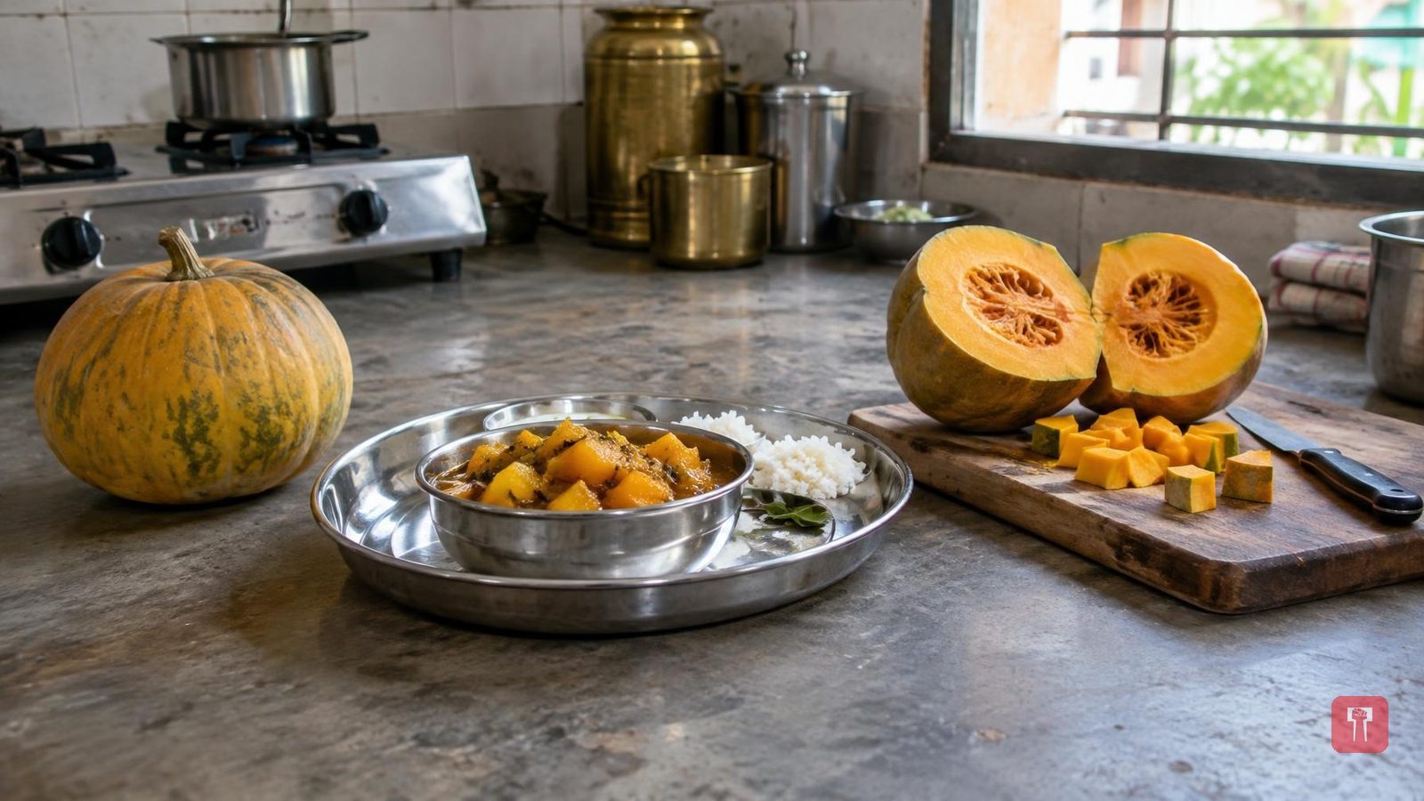 Why pumpkin curry is served on the shraddha plate during Pitru Paksha