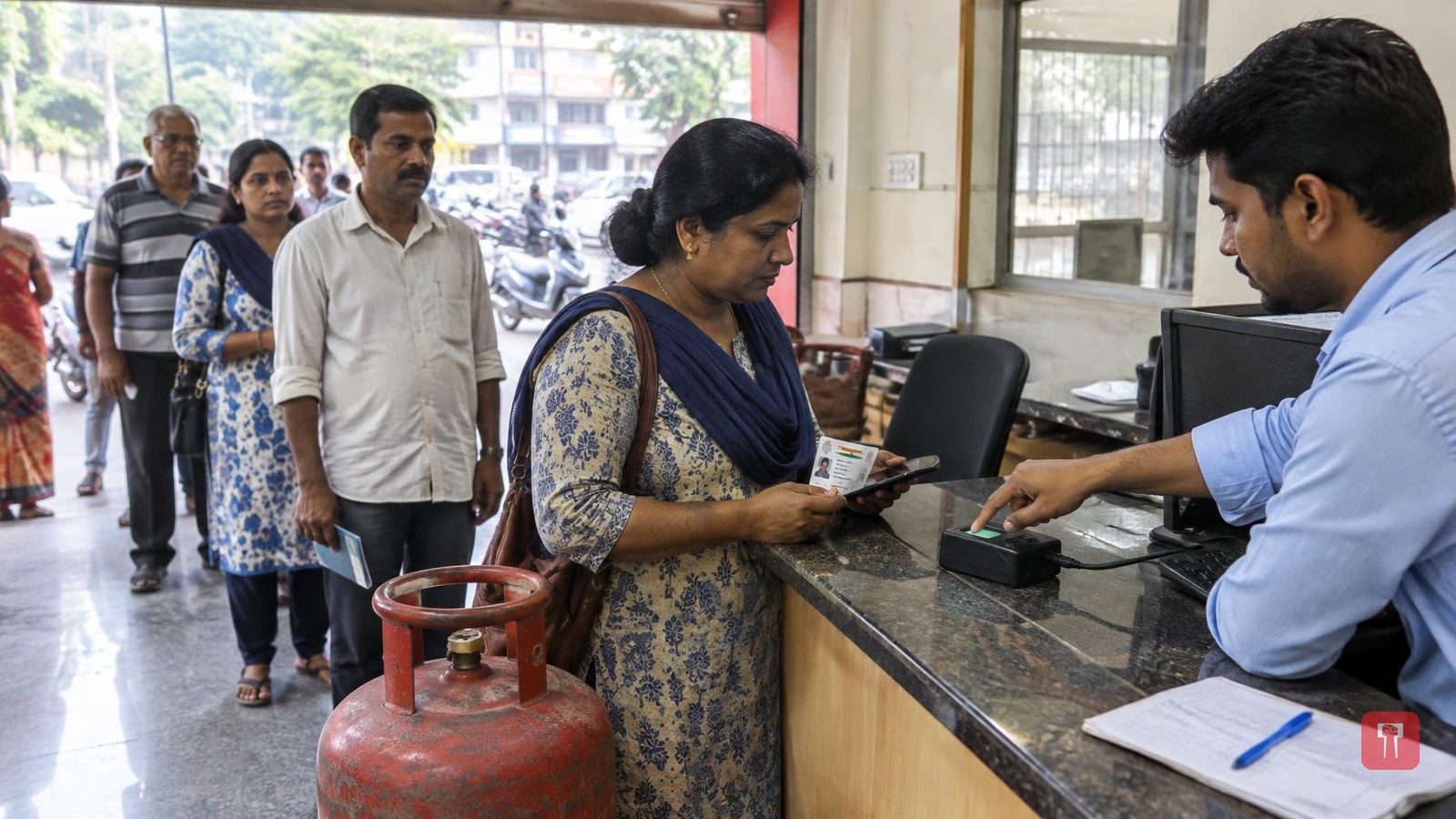 Nagpur LPG users without biometric e-KYC cannot book subsidised refills