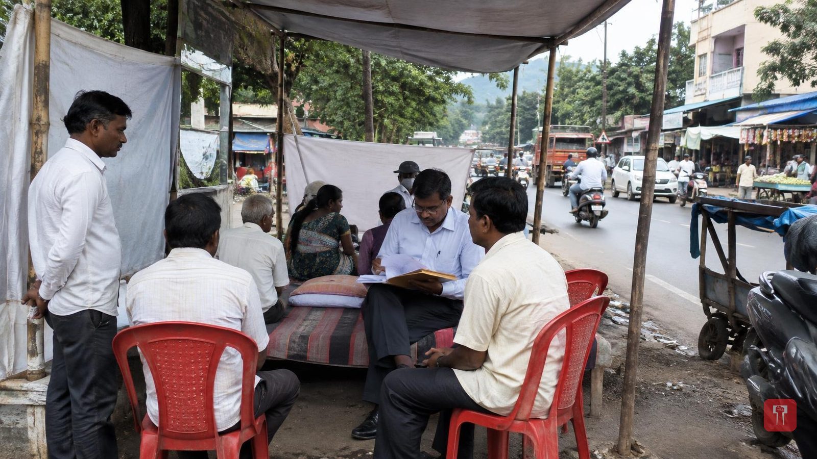 Neral hunger strike enters fourth day, MLA Thorve gives assurances on several demands