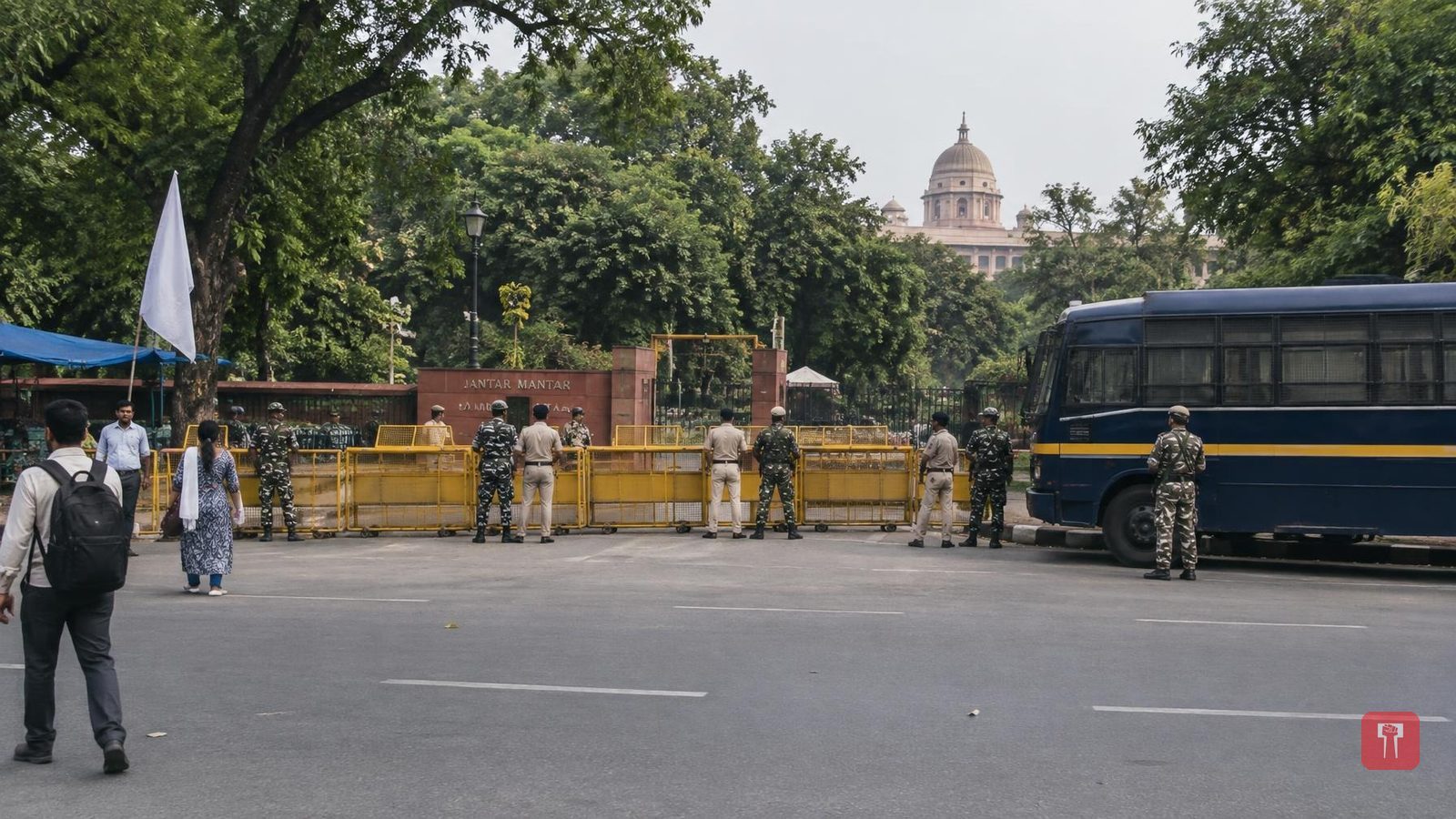 AISA president Neha Bora detained at Jantar Mantar during protest demanding Gyanesh Kumar's resignation