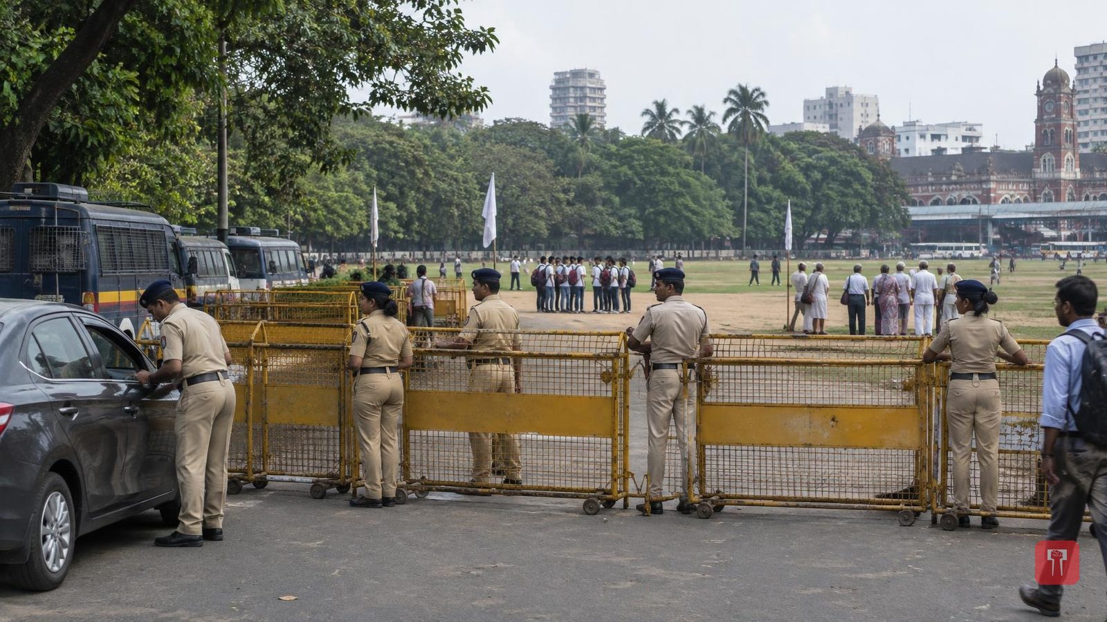 CJP stages Shivaji Park protest demanding CEC Gyanesh Kumar's resignation; Dadar under heavy security