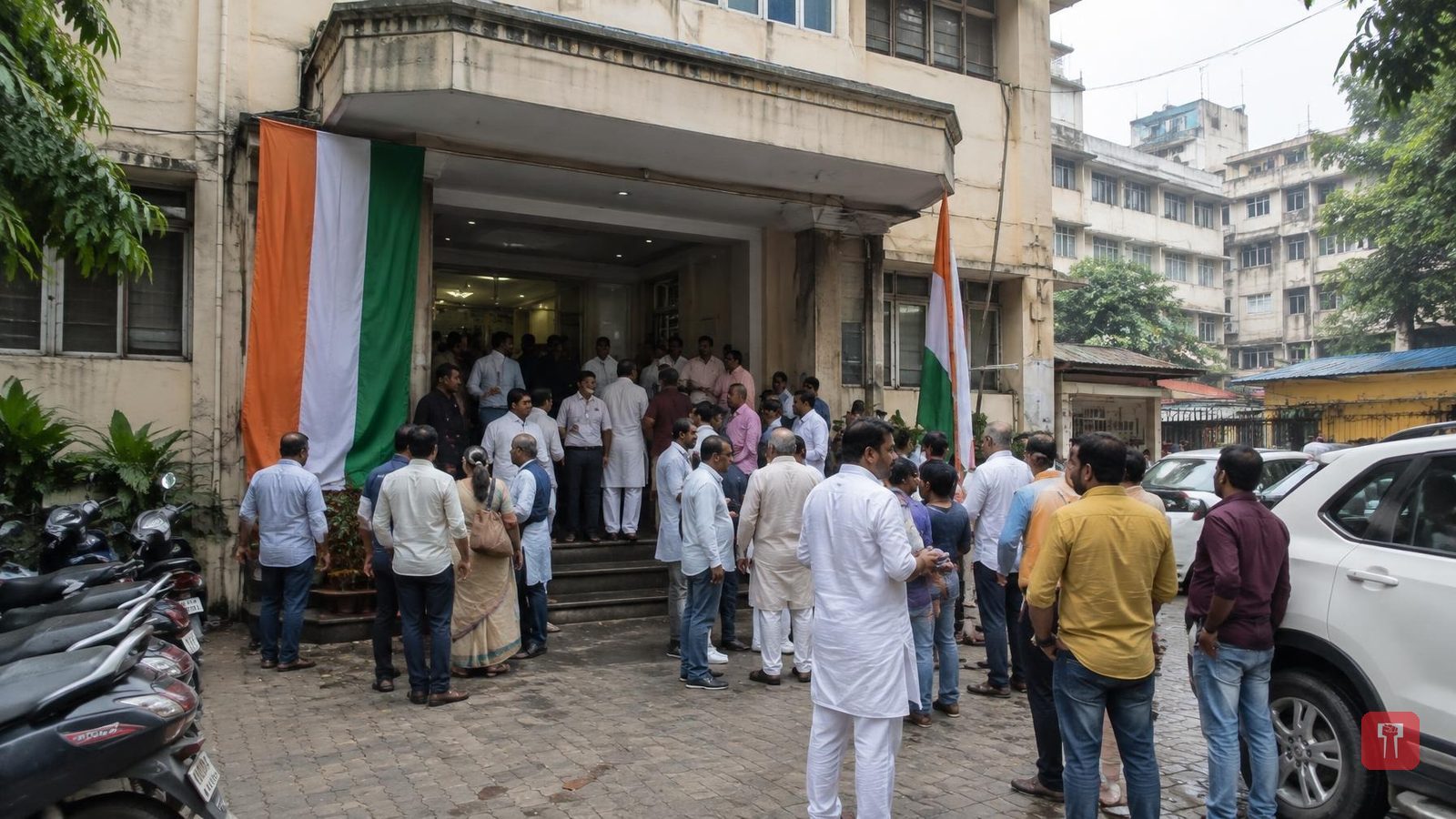 Several leaders from other parties join Congress at Tilak Bhavan in presence of Sapkal, Sirivella Prasad