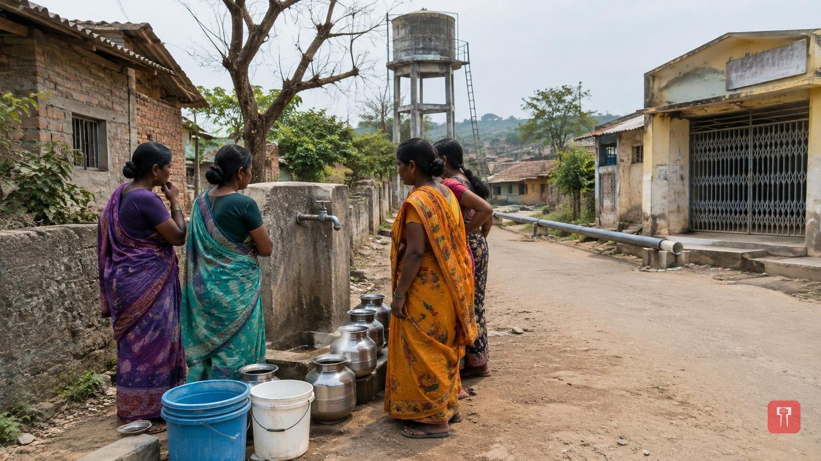 बार्डी गावात पाणीटंचाई, महिलांचा कर्जत पंचायत समितीवर मोर्चा; ग्रामस्थांचा संताप