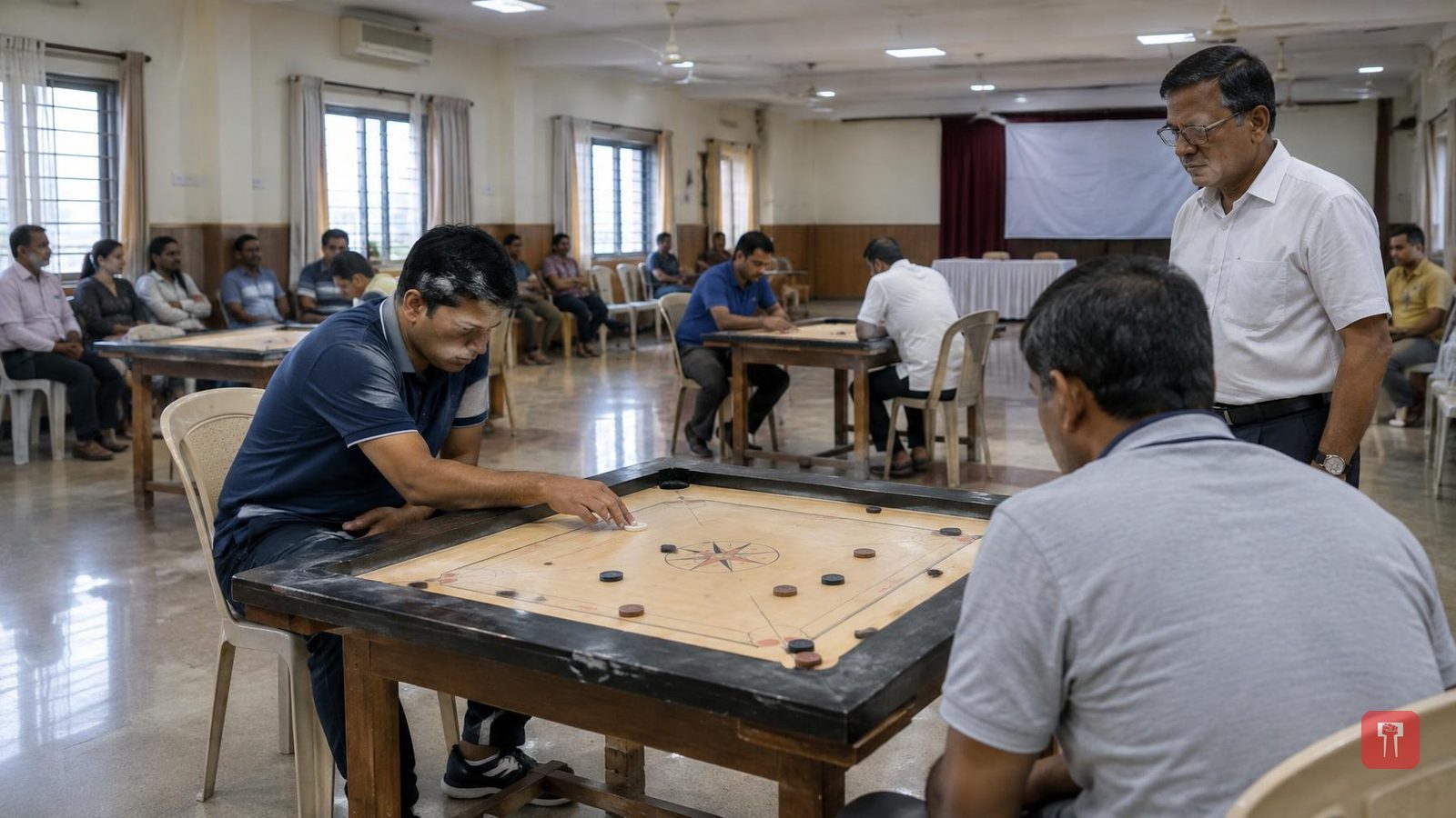 First Saraswat Brahmin Samaj state carrom tournament begins in Mumbai; Shankar Sawardekar advances
