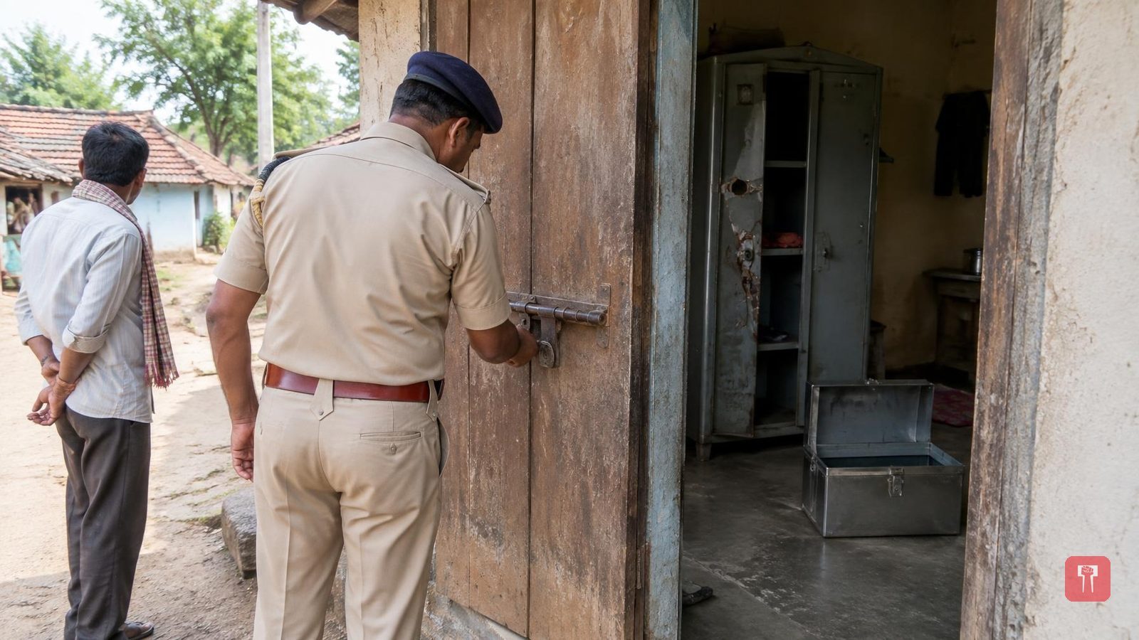 जिवतीत बंद घरातून ६३ हजार ८०० रुपयांची रोकड चोरीला