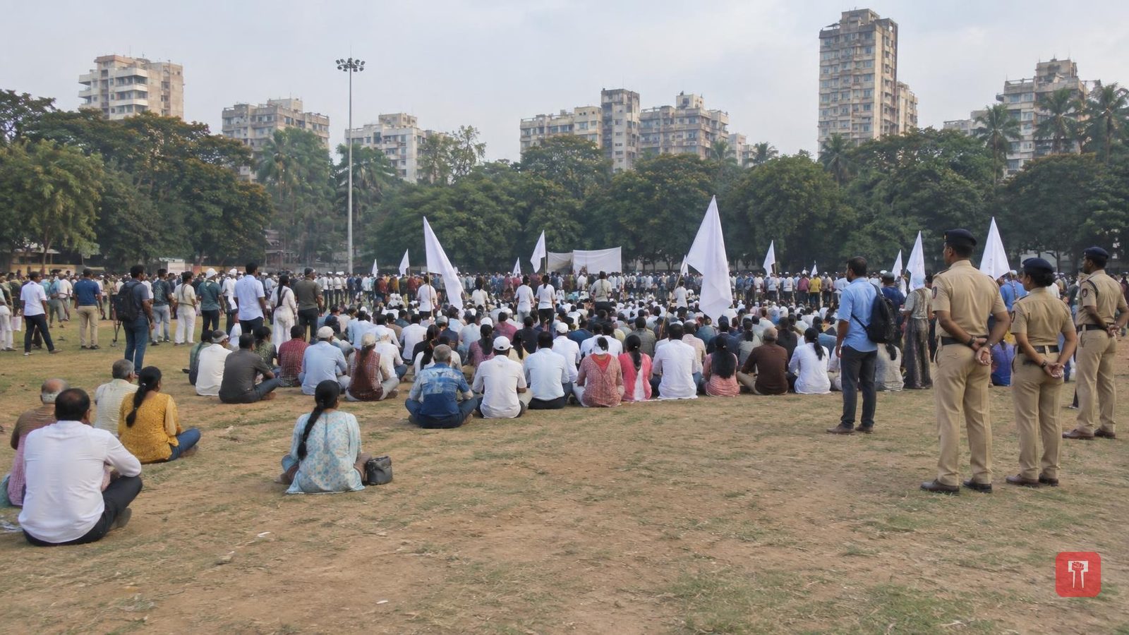 CJP holds jail bharo protest at Shivaji Park, demands Chief Election Commissioner Gyanesh Kumar's resignation