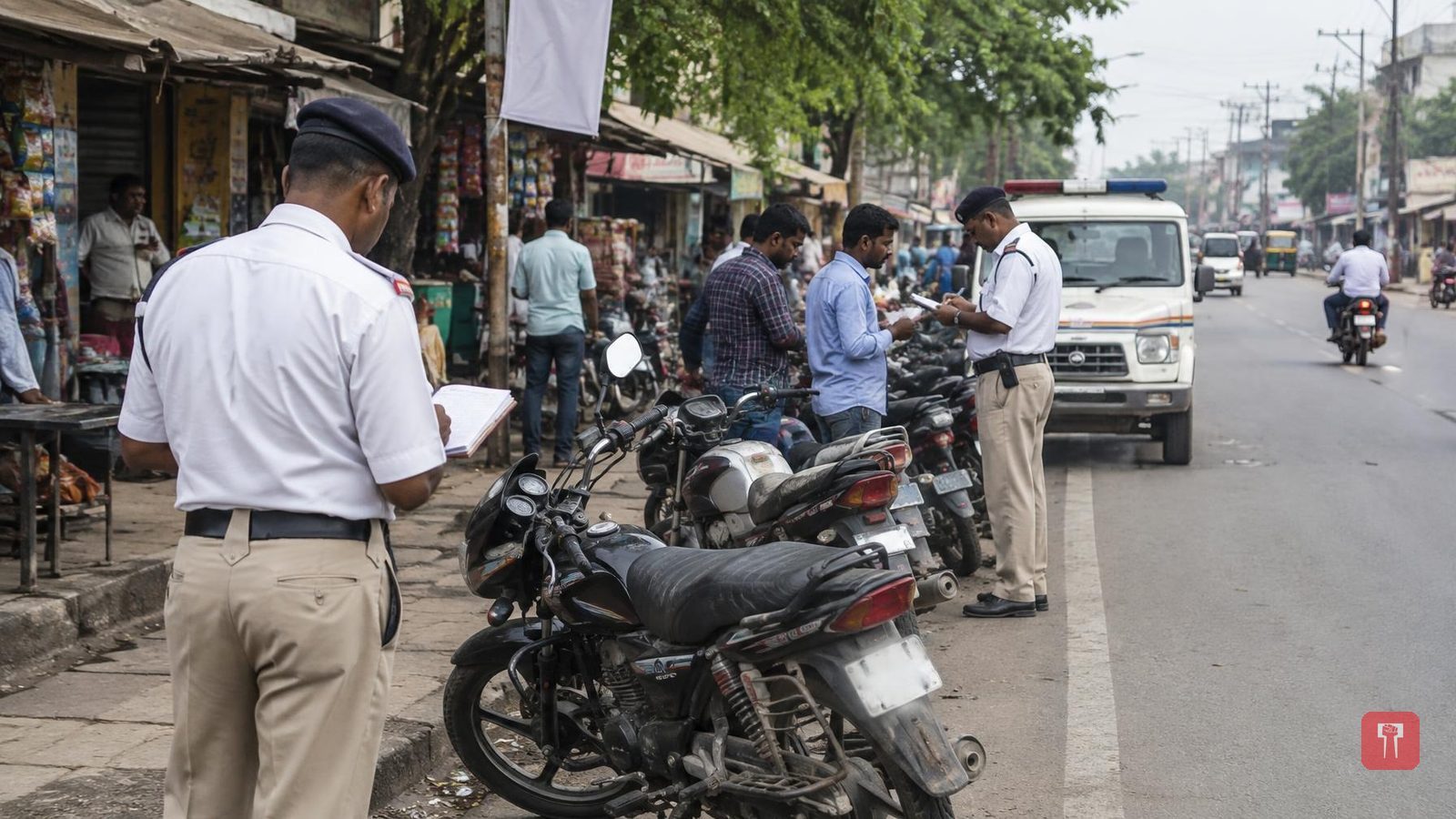 आर्वीत जीवन सुरक्षा अभियान: वाहतूक नियम मोडणाऱ्या 237 चालकांना 3,45,500 रुपयांचा दंड