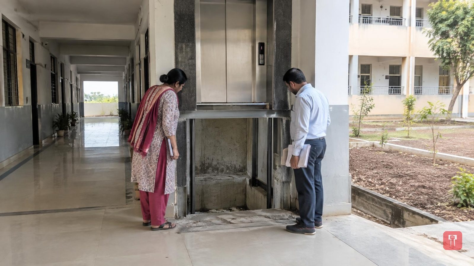 Wai residents seek probe into unfinished lift work at civic school building