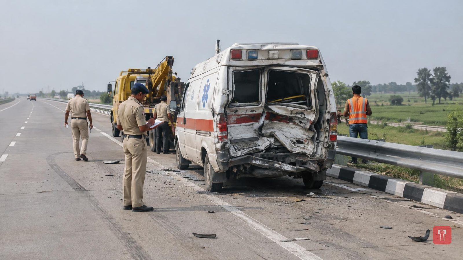 शहीद वडिलांना अखेरचा निरोप देण्यासाठी निघालेल्या मुलाचा रुग्णवाहिकेच्या अपघातात मृत्यू, पूर्वांचल